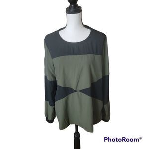 W118 by Walter Baker Color Block Blouse. Size L.